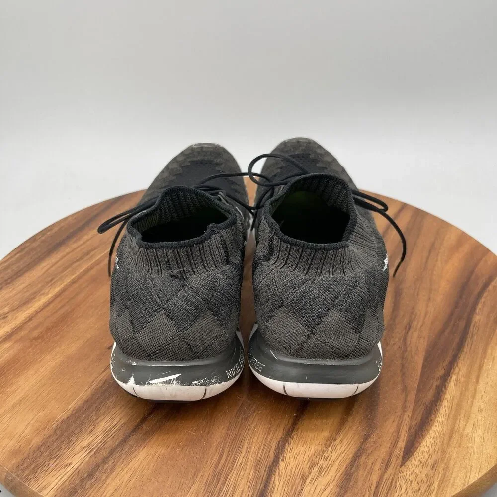 Nike Free Run 3.0 Flyknit Shoes Mens Size 11.5 Black Running Comfort Walking Gym